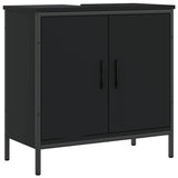 Bathroom Sink Cabinet Black 60x30x60 cm Engineered Wood 842446