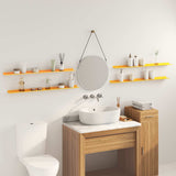 Floating Shelf 4 pcs Mustard Yellow 100 x 9 x 2.5 cm Steel 8003991