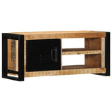 TV Cabinet 80x30x35 cm Solid Rough Wood Mango 4013591