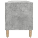 Record Cabinet Concrete Grey 100x38x48 cm Engineered Wood 831977