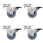24 pcs Twin-wheel Swivel Casters 50 mm 277929