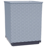 Planters 2 pcs Light Grey 30x30x37 cm Polypropylene 364181