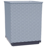 Planters 2 pcs Light Grey 30x30x37 cm Polypropylene 364181