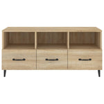 TV Cabinet Sonoma Oak 102x35x50 cm Engineered Wood 812612