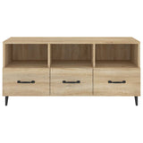 TV Cabinet Sonoma Oak 102x35x50 cm Engineered Wood 812612