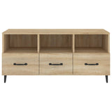TV Cabinet Sonoma Oak 102x35x50 cm Engineered Wood 812612