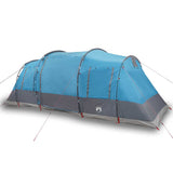 Family Tent Tunnel 6-Person Blue Waterproof 4009417