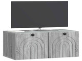 Wall-Mounted TV Cabinet Grey Sonoma 59.5 x 31 x 30 cm 898201