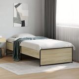 Bed Frame without Mattress Sonoma Oak 100x200 cm 845237