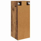 Wall Mounted Cabinet Old Wood 34.5 x 34 x 90 cm Engineered Wood 882439