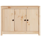 ZNTS Sideboard 100x35x74 cm Solid Wood Pine 814559