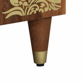 Sideboard with Shelf Brown 60 x 33 x 75 cm Solid Mango Wood 4018762