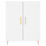 Highboard White 69.5x34x180 cm Engineered Wood 3189941