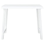 Camping Table White 79x56x64 cm PP Wooden Look 364737