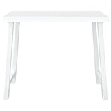Camping Table White 79x56x64 cm PP Wooden Look 364737