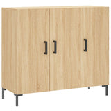 Sideboard Sonoma Oak 90x34x80 cm Engineered Wood 828111