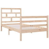Bed Frame without Mattress 90x190 cm Single Single Solid Wood 3101248