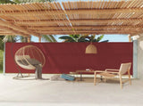 Patio Retractable Side Awning 180x600 cm Red 317967