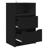 Bedside Table Black 40 x 30 x 467 cm Engineered Wood 888909