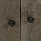 Sideboard Light Grey 60x33,5x75 cm Solid Wood Mango 4017794