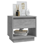 Bedside Cabinets 2 pcs Concrete Grey 45x34x44 cm Engineered Wood 809521