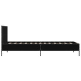 Bed Frame without Mattress Black 90x200 cm 845517