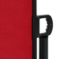 Retractable Side Awning Red 160x600 cm 4004627