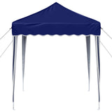 Pop-up Party Tent 195 x 195 x 245 cm Blue Oxford Fabric 42019714