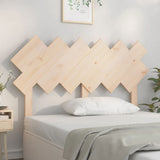 Bed Headboard Natural Wood Solid pine wood 132x3x81 cm 819215