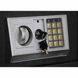Digital Safe with Lock Dark grey 31 x 20 x 20 cm Steel 42011306