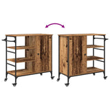 Kitchen Trolley Old Wood 87.5 x 39 x 84.5 cm Engineered Wood 871663