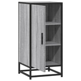 Sideboard Grey Sonoma 35.5x35x76 cm Engineered Wood and Metal 848942