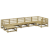 7 Piece Garden Sofa Set Impregnated Wood Pine 3299544
