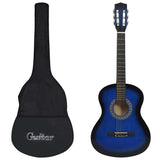 Classical Guitar for Beginner with Bag Blue 3/4 36" 3055888
