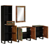 4 Piece Bathroom Furniture Set Solid Wood Acacia 3217106
