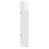 Cabinet Set 2 pcs High Gloss White 34.5 x 33 x 90 cm 3416371