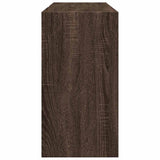 Sink Cabinet Brown Oak 90x29x55 cm Engineered Wood 848128