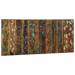 ZNTS Headboard Multicolour 120 cm Solid Wood Reclaimed 4017492