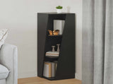 Side Shelf Black 33 x 32 x 100.5 cm Engineered Wood 892418