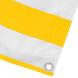 Balcony Screen Yellow and White 110 x 1000 cm Oxford Fabric 42030635