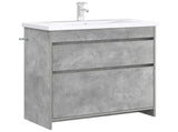 Bathroom Under Sink Cabinet Concrete Grey 78.5 x 37.5 x 81 cm 890739