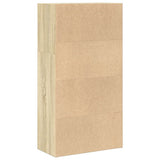 Bookcase Sonoma Oak 60x30x114 cm Engineered Wood 857901