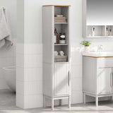 Bathroom Tall Cabinet with Shelf FLORO White 35 x 30 x 160 cm 42011240