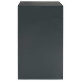 Safe Box with Lock Dark grey 35 x 31 x 50 cm Steel 42011316