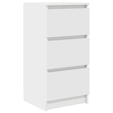 Sideboard White 37.5x35x76 cm Engineered Wood 861724