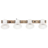 Industrial Wall Lamp White 90x25 cm E27 320516