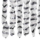 Insect Curtain Light and Dark Grey 100x220 cm Chenille 325456