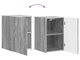 TV Cabinet Set Wall-mounted 5 pcs Grey Sonoma Engineered Wood 3409075