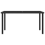 Outdoor Dining Set Black Poly rattan Medium Outdoor Dining Set 3100397