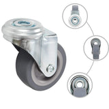 12 pcs Bolt Hole Swivel Casters 50 mm 277882